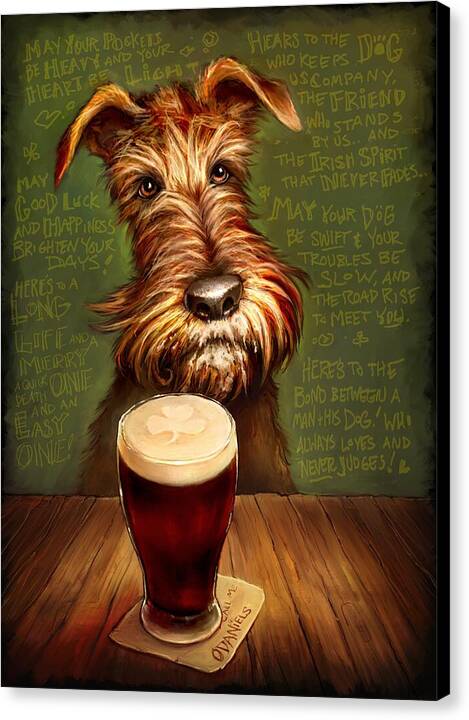 Irish Whiskers - Canvas Print