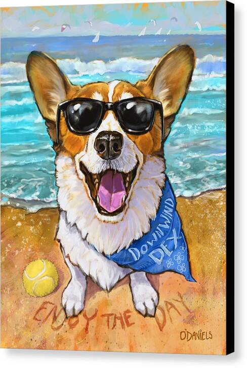 Downwind Dex - Canvas Print