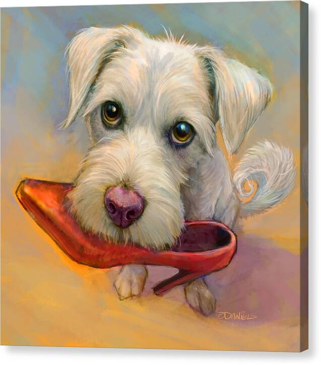 A Girls Best Friend - Canvas Print
