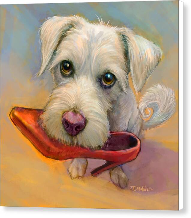 A Girls Best Friend - Canvas Print