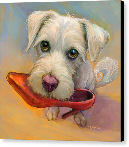A Girls Best Friend - Canvas Print