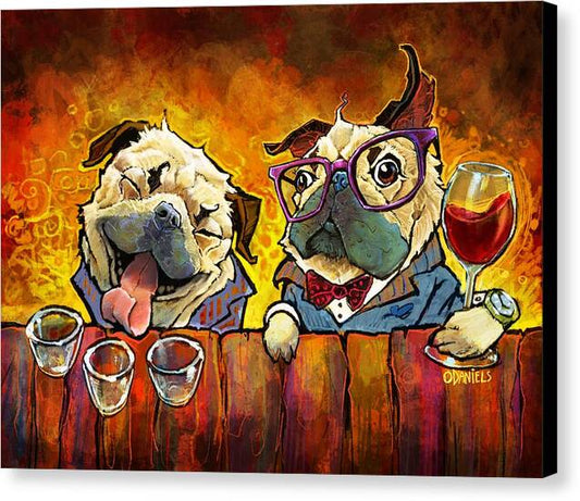 Pug Shots - Canvas Print