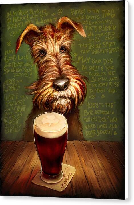 Irish Whiskers - Canvas Print