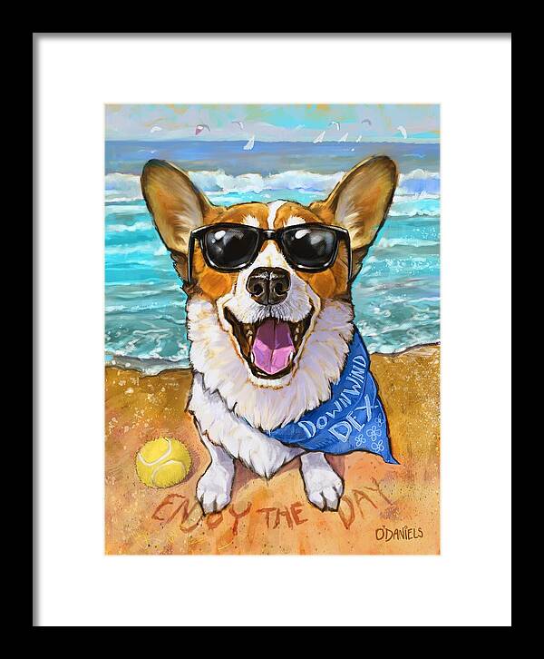 Downwind Dex - Framed Print