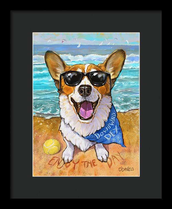 Downwind Dex - Framed Print