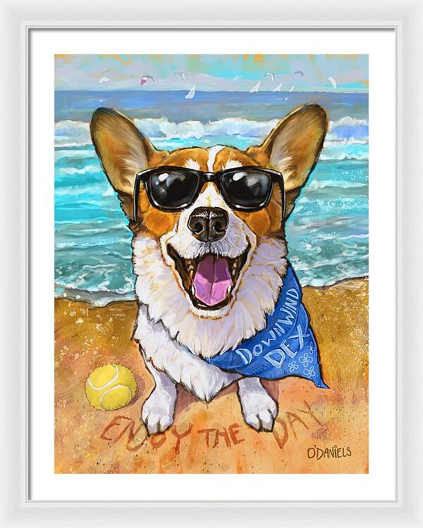 Downwind Dex - Framed Print