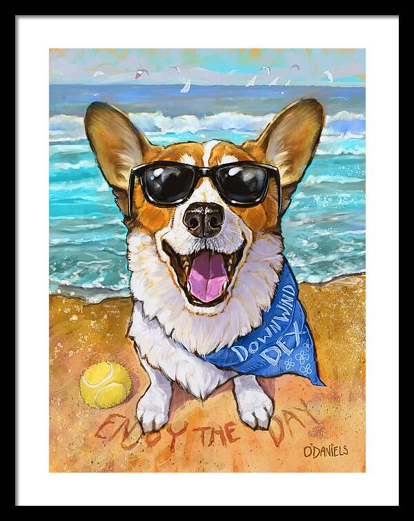 Downwind Dex - Framed Print