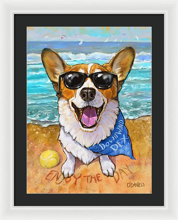 Downwind Dex - Framed Print