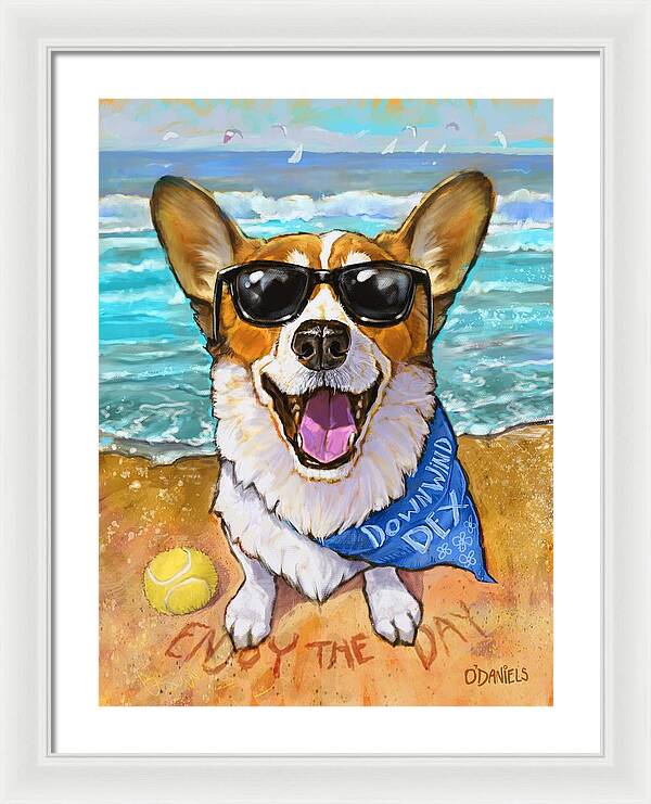 Downwind Dex - Framed Print