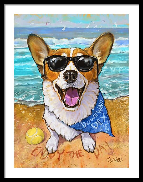 Downwind Dex - Framed Print