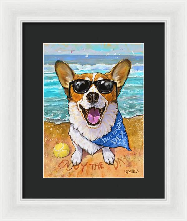 Downwind Dex - Framed Print