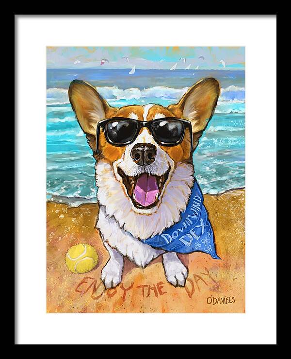 Downwind Dex - Framed Print