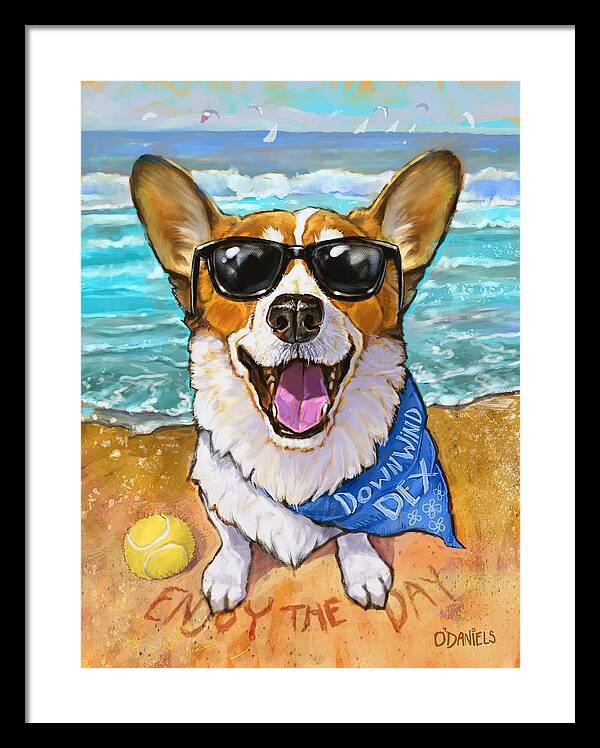Downwind Dex - Framed Print