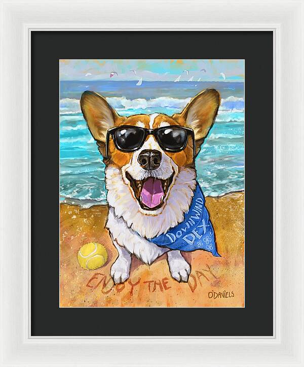 Downwind Dex - Framed Print