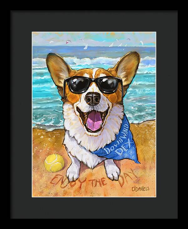 Downwind Dex - Framed Print