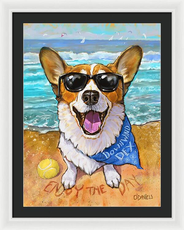Downwind Dex - Framed Print