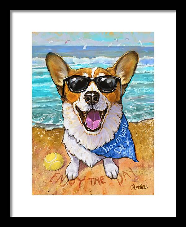 Downwind Dex - Framed Print