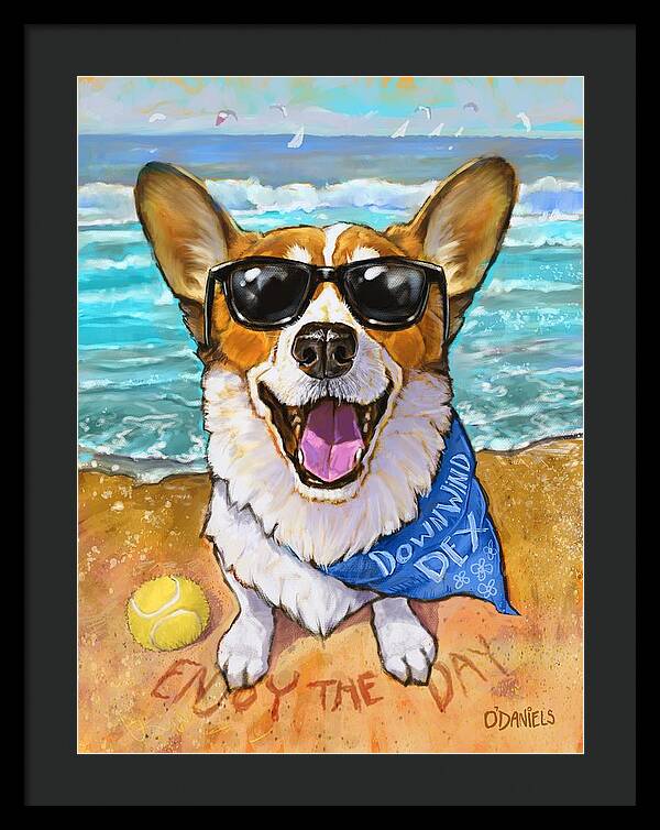 Downwind Dex - Framed Print