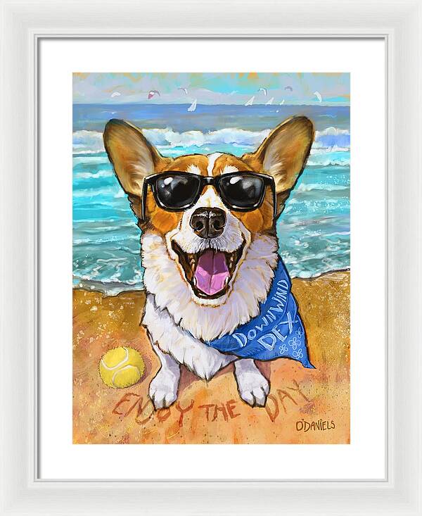 Downwind Dex - Framed Print