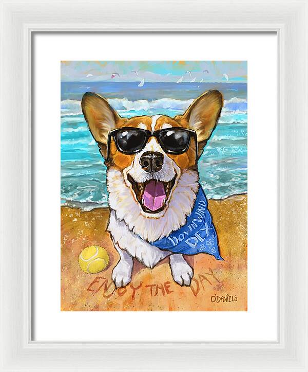 Downwind Dex - Framed Print