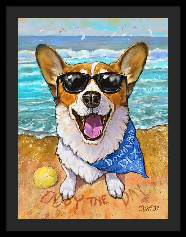 Downwind Dex - Framed Print