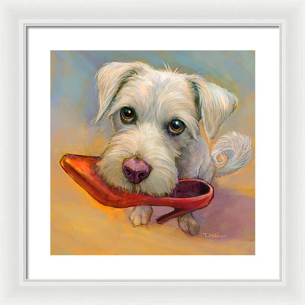 A Girls Best Friend - Framed Print