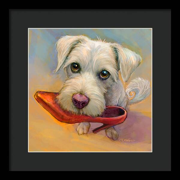 A Girls Best Friend - Framed Print