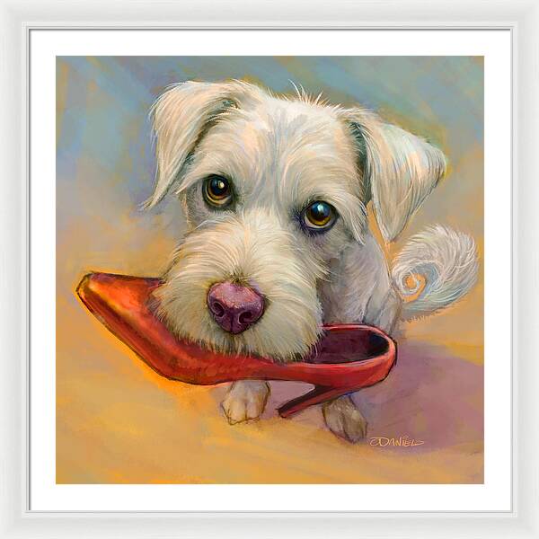 A Girls Best Friend - Framed Print