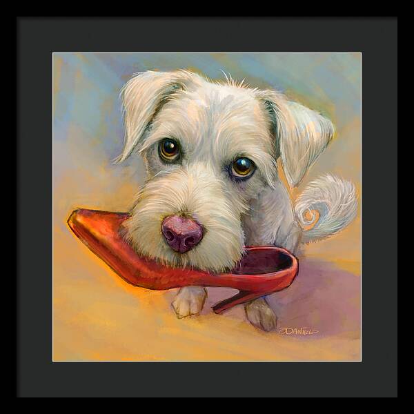 A Girls Best Friend - Framed Print